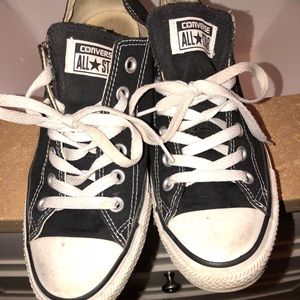 Black and white converse